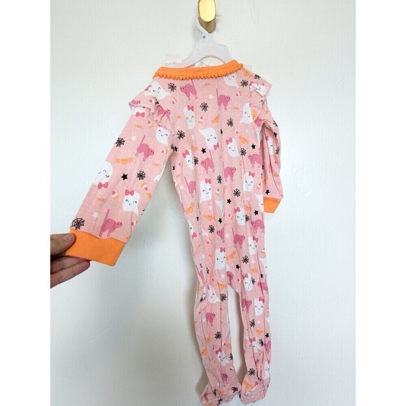 Modern Kids Halloween Sleepwear Set 24 Months Pink Ghosts - Picture 7 of 9